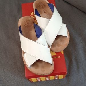 Jeffrey Campbell's Ibiza Caprese white slide